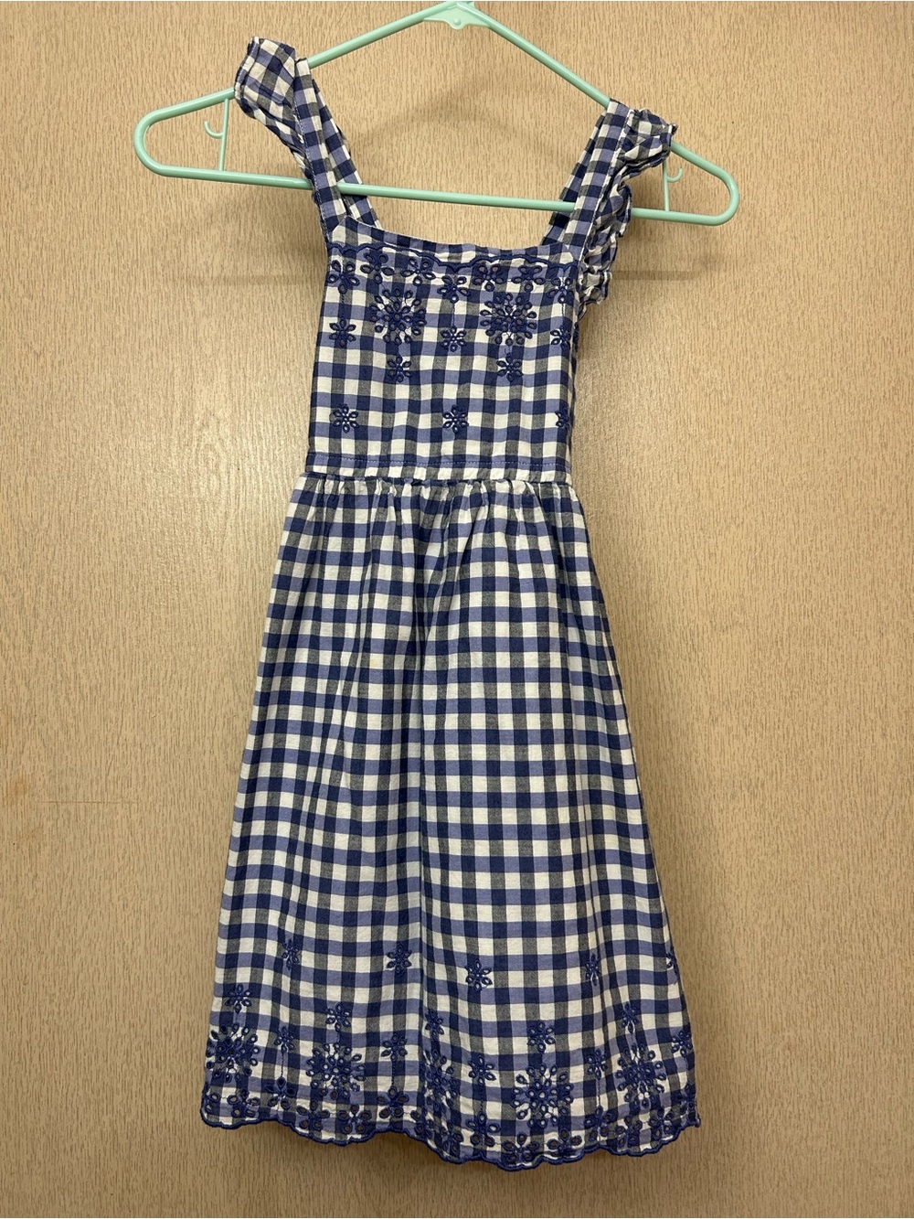 Cat & Jack - Ruffle Gingham Sundress - Size M 7/8